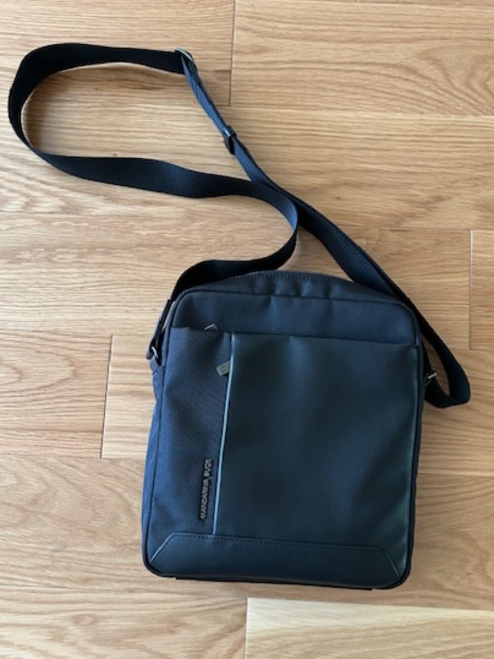 Black Mandarina Duck Pietro Crossbody Bag